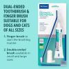 imageVirbac CET Oral Hygiene Kit for Dogs  Poultryflavor Toothpaste  Fingerbrush and Pet Toothbrush1 Count Pack of 1