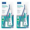 imageVirbac CET Oral Hygiene Kit for Dogs  Poultryflavor Toothpaste  Fingerbrush and Pet Toothbrush1 Count Pack of 2