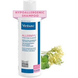 image:imageAllermyl Medicated Pet Shampoo Hypoallergenic Soothing and Moisturizing Shampoo for Allergic Dogs and Cats by Virbac8oz